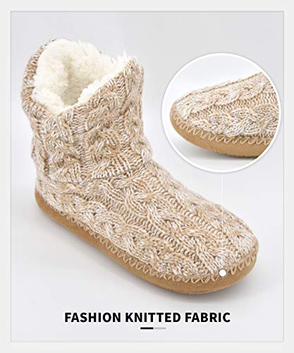 Panda Bros Slipper Socks for Women With Grippers, Fuzzy Cozy Slipper Booties With Non Slip Bottoms, Cozy Warm House Slippers3