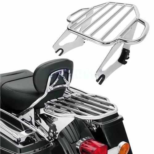 Porte-bagages moto double niveau détachable pour fixer vos sacs sans vibrations