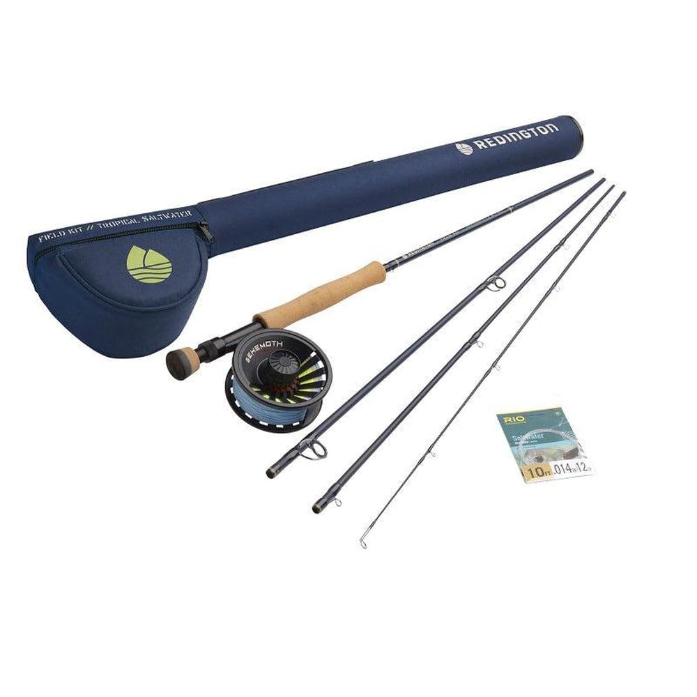 Redington Fly Fishing Field Kit, Fly Rod and Reel Combo, Fly Line, Carrying Case