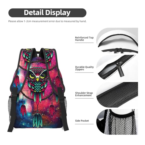 Sac à dos PC portable hibou galaxie EdWal protège votre matériel - 5