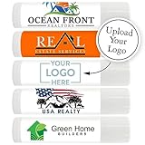 Best Day Ever Spot Custom Lip Balm - Realtor Swag, Real Estate Agent Marketing - Personalized Lip Balm Bulk with Your Logo (Set of 24)