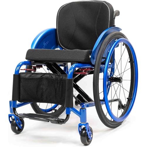 �g�їp�ړ��Ԉ֎q�A�܂肽���ݎ��S�n�`�Ή����y�ʃX�|�[�c�A�������A���~�����蓮�Ԉ֎q(Blue B,Seat width38cm/15in)