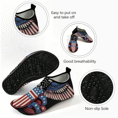 Zapatos deportivos acuáticos cómodos para natación y calcetines de playa unisex 4