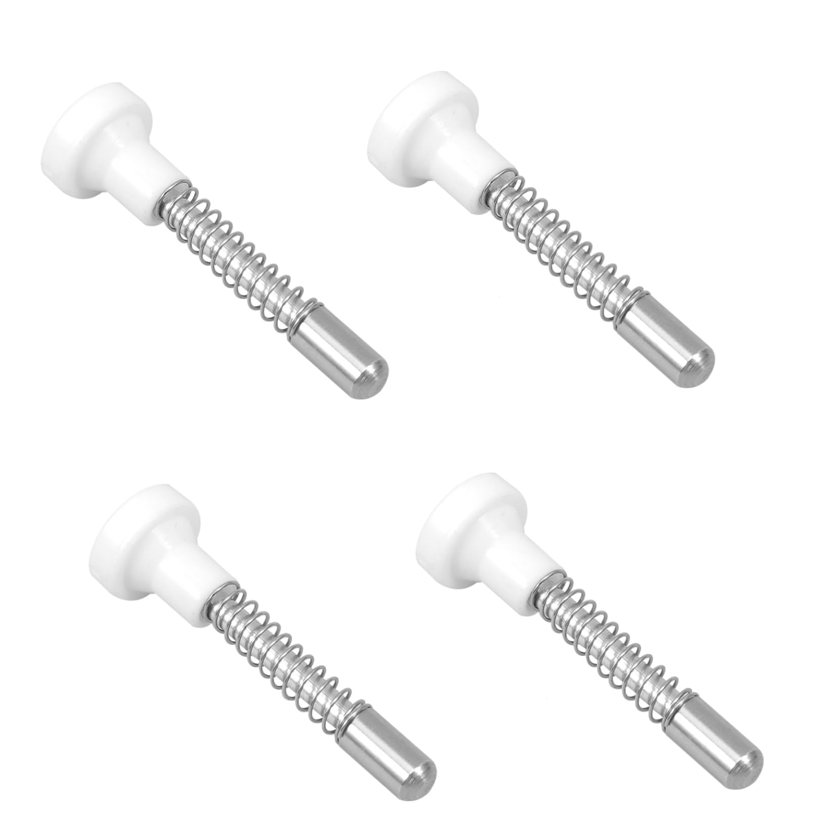 Yardenfun Cierre Para Cuna De Ñiño Resorte De Hierro Flexible, Pasador De Bloqueo 50 Mm, Herrajes De Fijación Para Minicuna, Kit 4 Piezas Para Accesorios De Cama Infantil