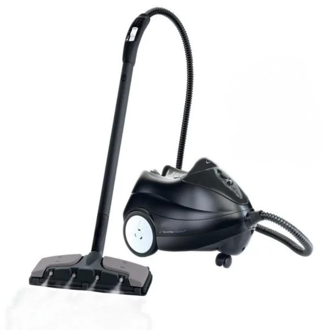 Euroflex M6S Pulitore a vapore, Lavapavimenti, Lavapavimenti a vapore, Con caldaia pressurizzata, Leggero e compatto, Accessori inclusi, Pulizia ecologica, Per ogni tipo di superficie