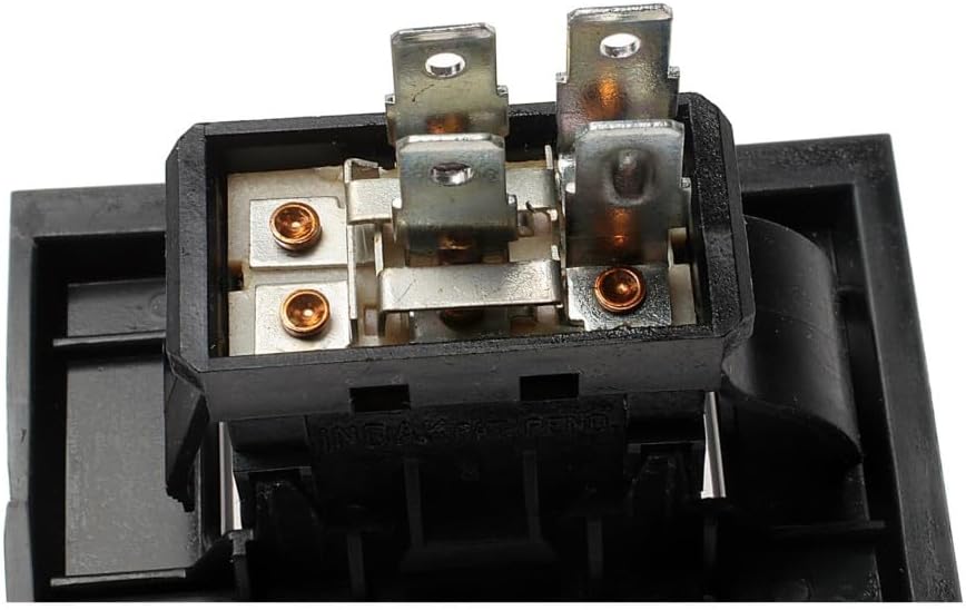 KarParts360 For Chevy V1500 Suburban/V2500 Suburban 1990 1991 Fuel Tank Selector Switch | Plastic | Black | Blade Terminal | Male Connector | Male Terminal | Replacement For 19244972, 15599081