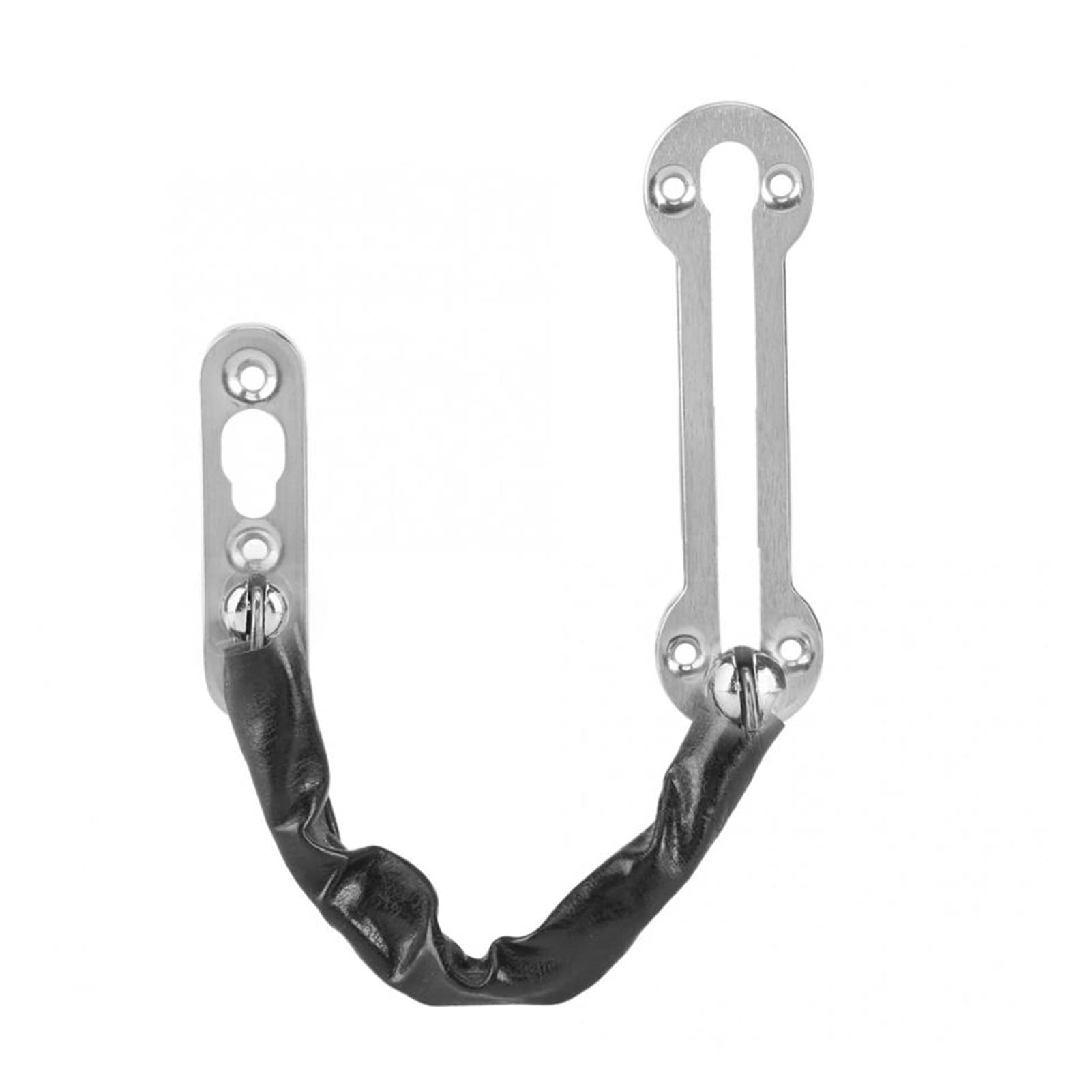 Nvsfzgiyg Silver Slide Bolt Door Lock Hasp,Gate,Lintin Stainless Steel Chain Guard Latches Security Cabinet Latch(Silver)