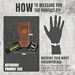 MANUEKLEAR Gym Straps Weight Lifting, Double Leather Lifting Straps for Men Deadlift with Cushion Wrist Loop, Gym Lifting Wrist Wraps for Weightlifting - Image 5