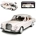 Produktbild Norev Mercedes-Benz 280 SE S-Klasse Limousine Ivory Beige W108 1965-1972 1/18 Modell Auto mit individiuellem Wunschkennzeichen