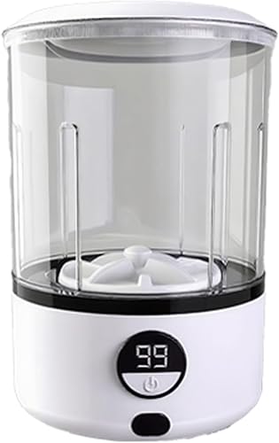 Miniatura 4 de Mini lavadora para ropa interior, calcetines, ropa de bebé, 2000 mAh recargable inalámbrica inteligente taza lavadora 1.2 L carga USB para el hogar,