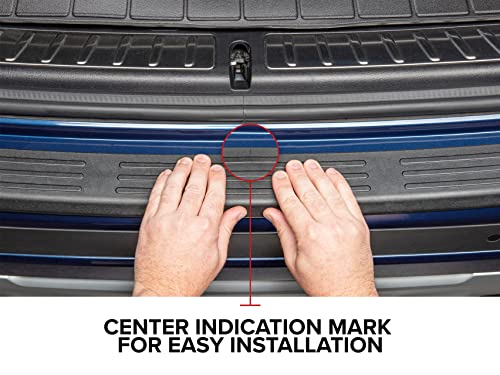 WeatherTech Custom BumperTopper for Nissan Rogue - Rear Bumper Protector (BP0004) Black