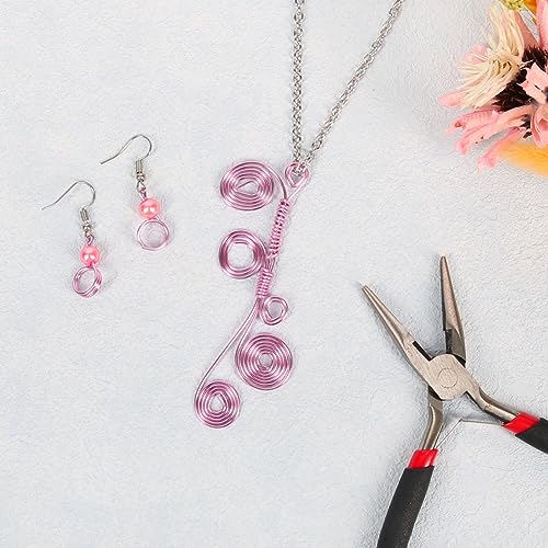Image of Tenn Well 165ft 18 Gauge Aluminum Wire Light Pink Bendable for Jewelry