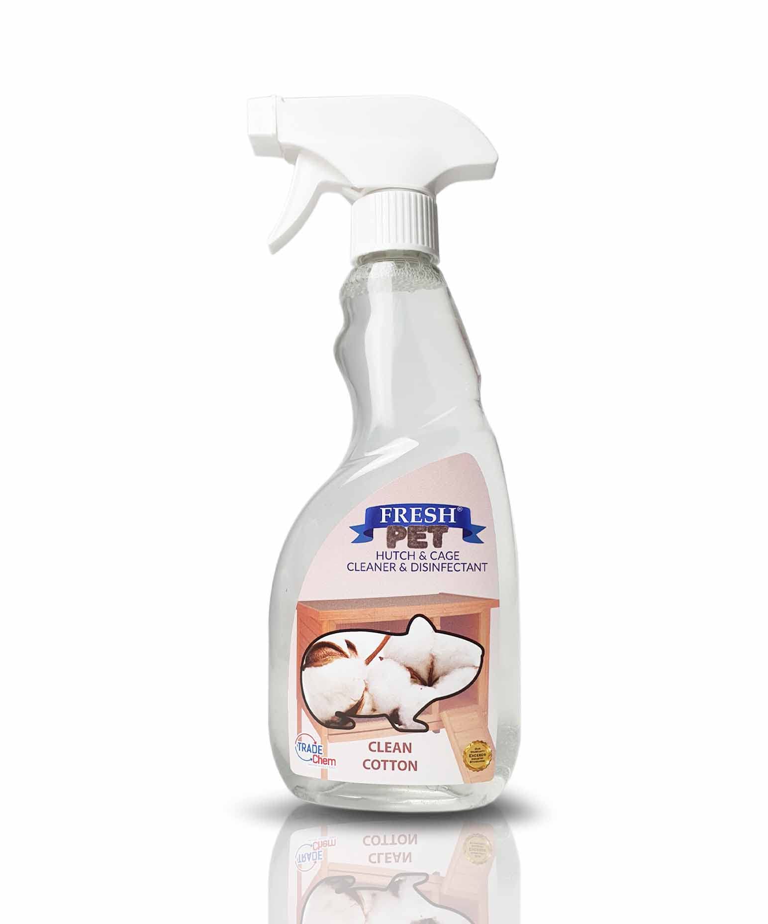 Trade Chemicals Rodent Ready to Spray Cleaner Claw Friendly Disinfectant Fresh Pet 500ml (Clean Cotton)