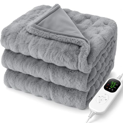 Amazon.co.jp : 電気毛布 掛け 敷き 190×130cm 【55℃自動ダニ駆除&睡眠