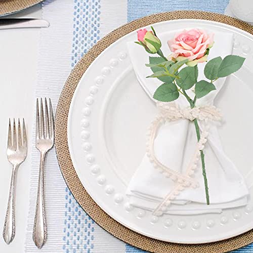 KOSHIFU-6-Pezzi-Fiori-Finti-da-Esterno-Interno-Pink-Rosa-Piante-Artificiali-Bouquet-Decorazioni-Fiori-di-Seta-Composizioni-per-Vaso-Balcone-Cimitero-Matrimonio-Centrotavola-Giardino-Ufficio