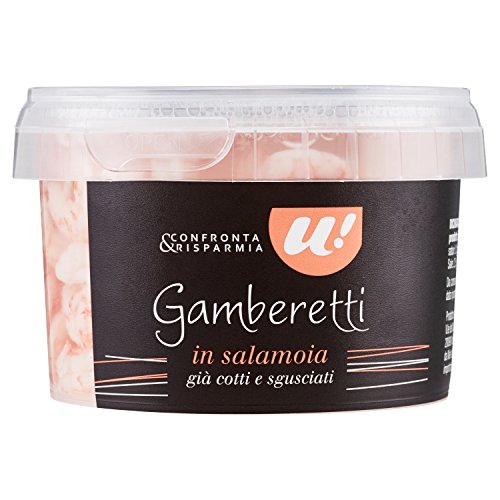U! Confronta & Risparmia Gamberetti in salamoia già cotti e sgusciati, 125g