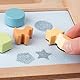 Lutz Mauder magische Maltafel aus FSC-Holz – nachhaltige Zeichentafel für Kinder ab 3 Jahren mit 5 Stempeln und Malstift, Zaubertafel
