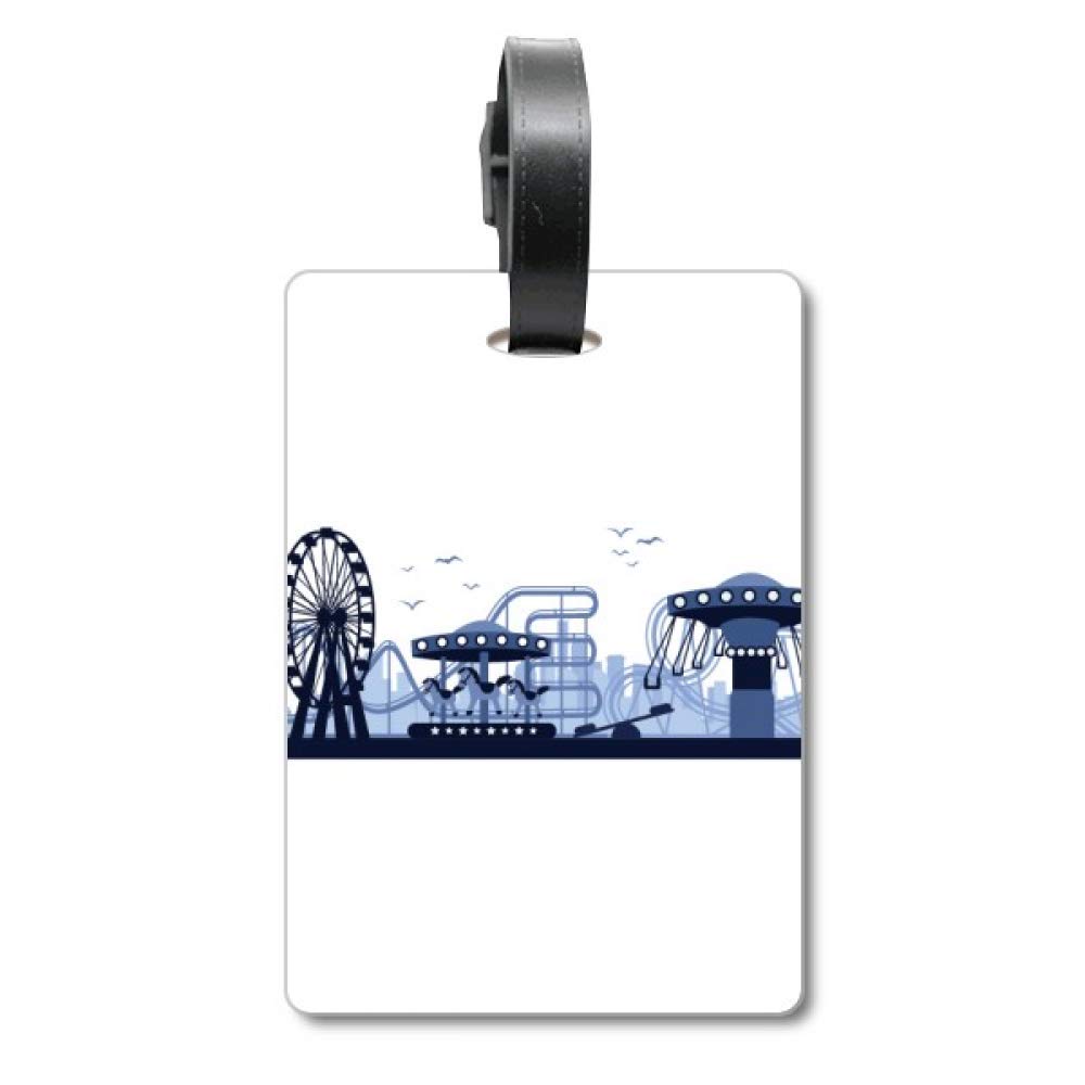 Étiquette d'identification bleu pour parc d'attractions et loisirs - 5