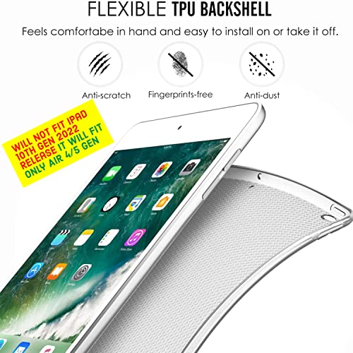 Image of DuraSafe Cases for iPad Air 4th 5th 6th 11th Gen 2020 2022 2024 Printed A2588 A2589 A2591 MM9E3HN /A MM9D3HN /A A2316 MME23HN /A MM9C3HN /A MM9F3HN /A MYFQ2HN /A MYFM2HN /A MYFR2HN /A MM9N3HN /A - Bunny Hat