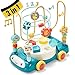 CubicFun Jouet pour Enfant 1 an Circuit de Motricité pour Bébé 12 Mois Voiture Labyrinthe de Perles avec Musique et Lumières, Jeux Educatif pour Bébé 1 2 3 Ans Fille Garçon