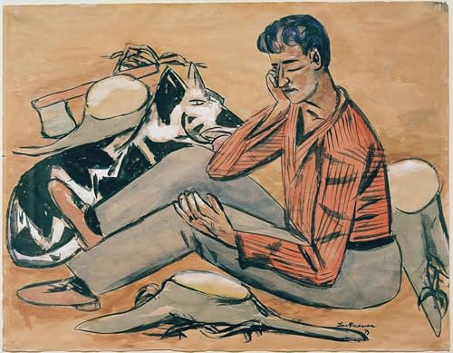 Art Mural Bûcheron Max Beckmann Grand Poster pour Salon Moderne 60x90
