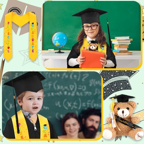 Set 24 Pzas Disfraz Graduación Infantil con Osito miniatura 6
