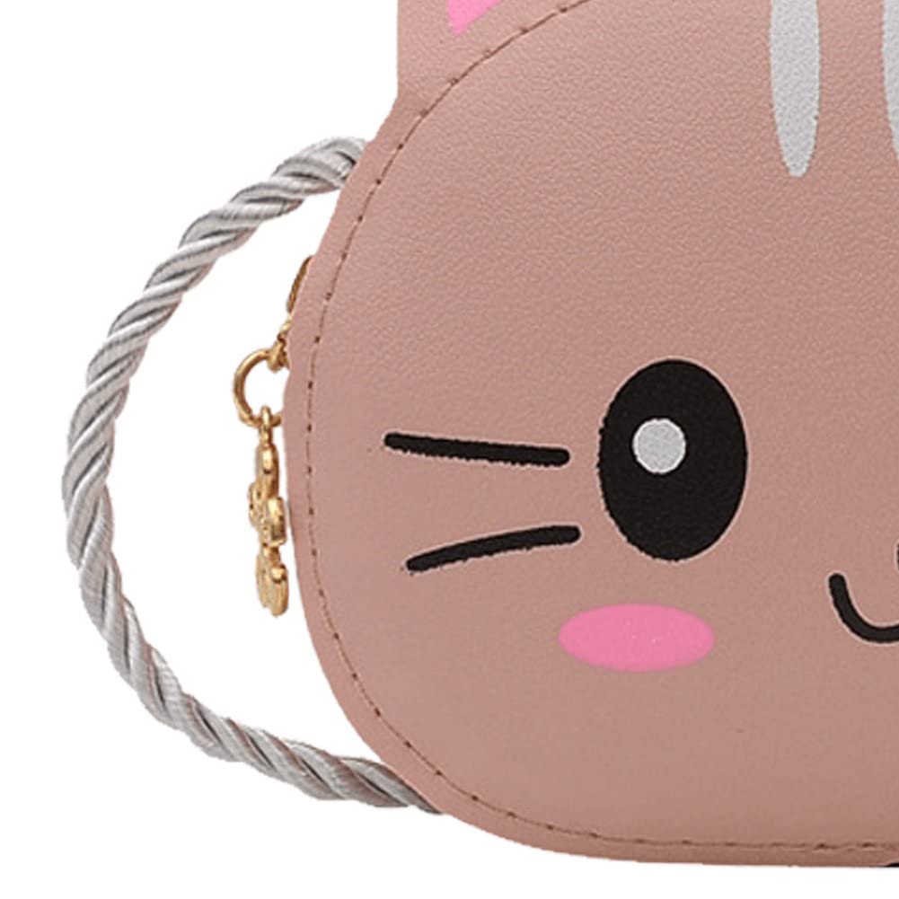 Uroczy kot torba crossbody dziecięce mini torebki dziewczęce skóra PU mała torba na ramię torby crossbody portmonetka portfel