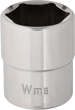 Williams JHWM-620 SUPERTORQUE 1/4-Inch Drive Shallow SAE Socket, 6 Point, 5/8-Inch Size, High-Polished Chrome Finish, Designed For Use On 6 Point Fasteners
