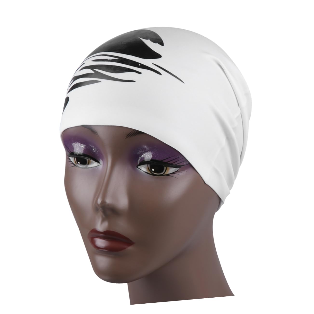 HANABASS Cappello Da Nuoto Cuffie Da Doccia Da Donna Cuffia Da Nuoto Impermeabile Cappelli Da Bagno Per Le Donne Cuffia Da Nuoto Per Adulti Cuffie Da Nuoto Per Donna Nuotata Bianca