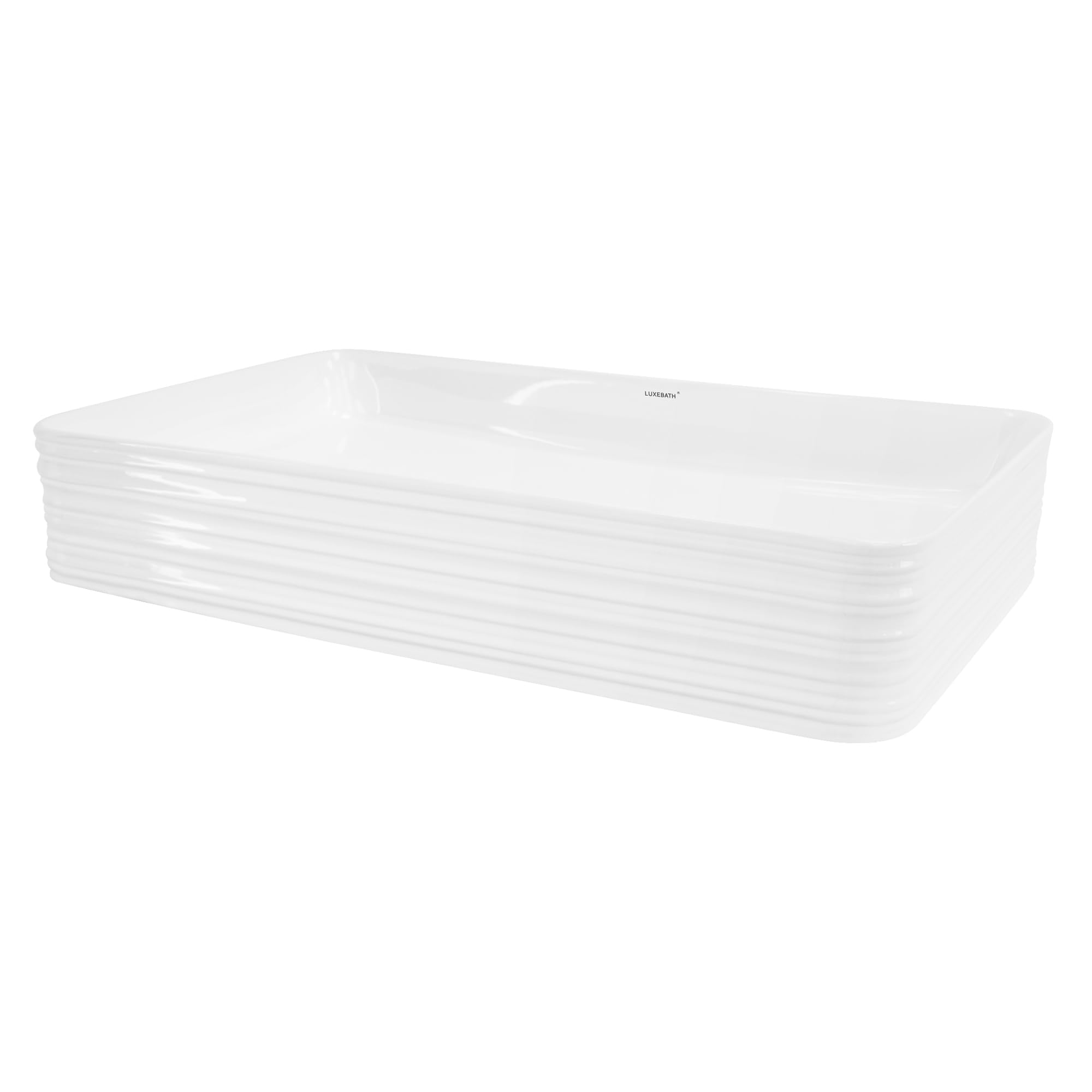ML-Design Keramik-Waschbecken in Weiß, 68x38x12 cm