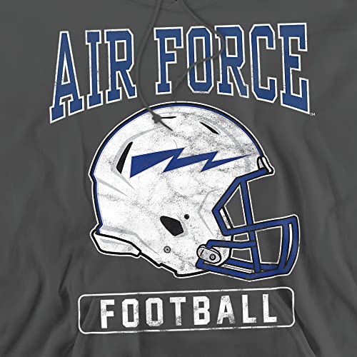 US-Air-Force-Academy-Official-Football-Helmet-Unisex-Adult-Pull-Over-HoodieCharcoal-2X-Large