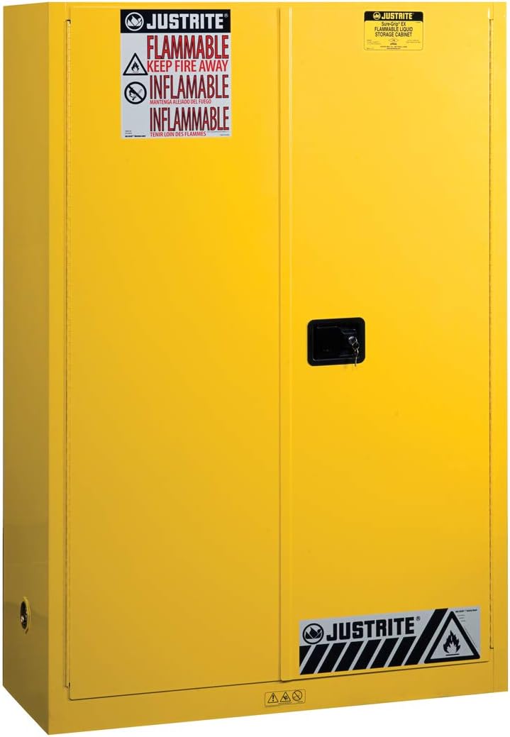 45 GALLON CABINET MANUALDOOR YELLOW