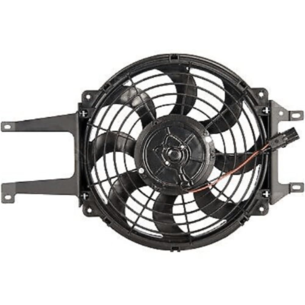 XIOUMAAN Condenser Cooling Fan A/C Assembly for Tahoe,for Trailblazer EXT,for Trailblazer,for Blazer,for Trailblazer EXT,for Trailblazer,for Yukon,for Escalade,for Express 3500/2500