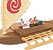 Mattel Disney Princess Moana Small Doll & Boat Playset with Floating Boat Vehicle & 2 Character Friends, from Mattel Disney Movie