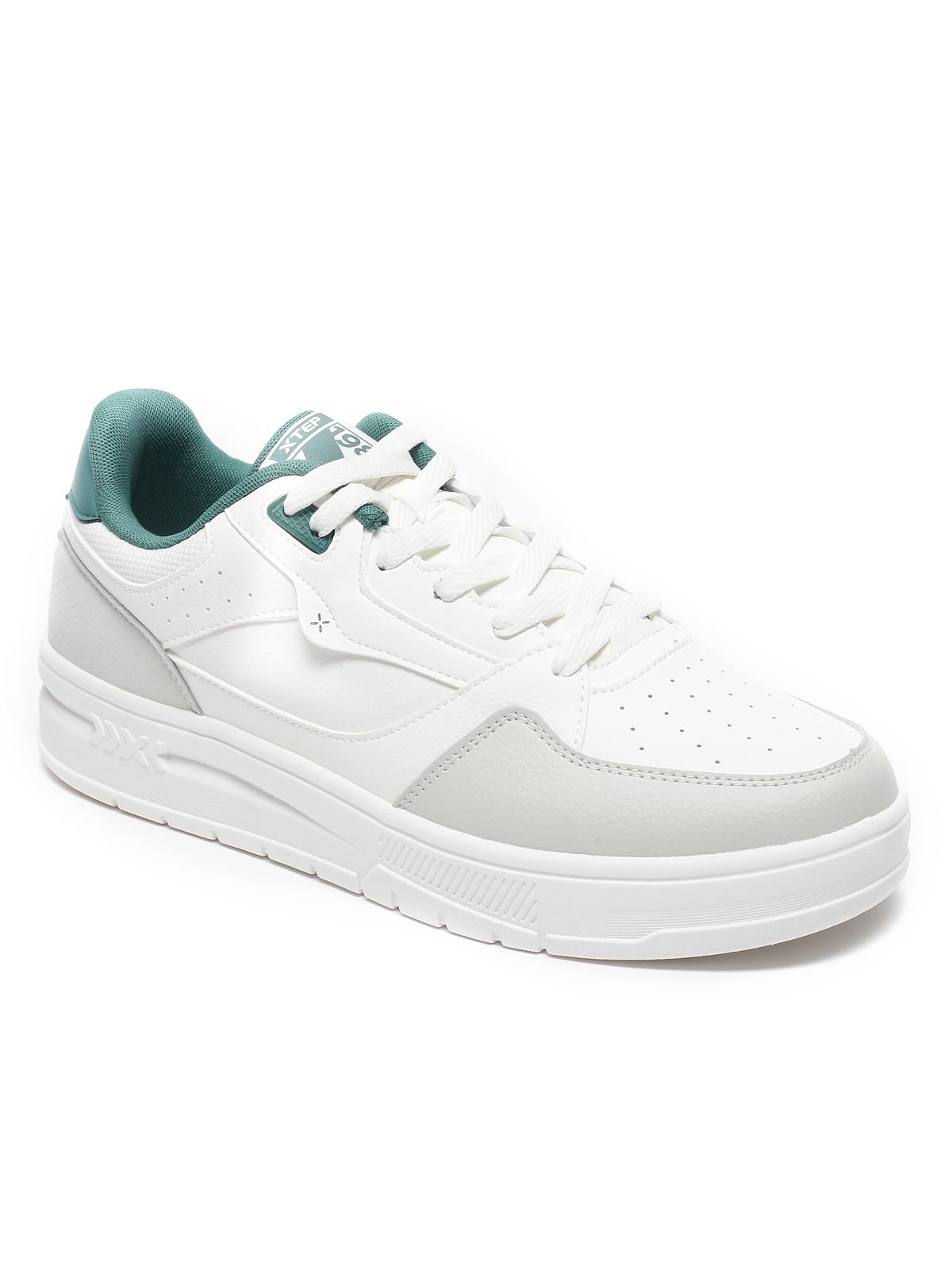 XTEP Canvas White,Lt. Heather Grey Classic Sneakers for Men Euro- 42 (B0CM329GGP) Amazon Price History, Amazon Price Tracker