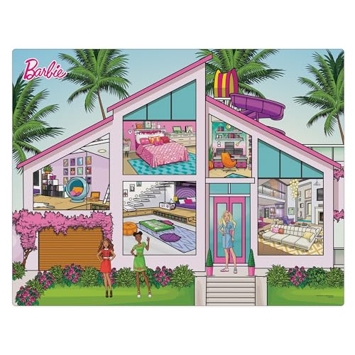 Barbie Dream House Jumbo Mega Playmat with Chairs and Dogs