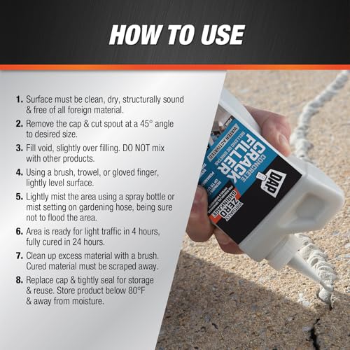 DAP Concrete Crack Filler, Gray, 1.62 lb (7079860500) by DAP - Image 2