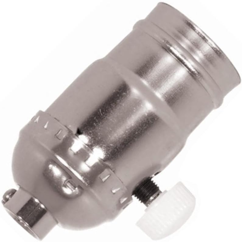 Dimming - Nickel Light Socket -Full Range Control - Medium Base - 1/8 IPS - PLT 80-1015