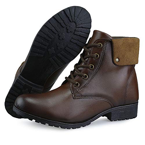 Kit 2 Pares Bota Feminina Neway Cano Longo e Cano Curto Marrom