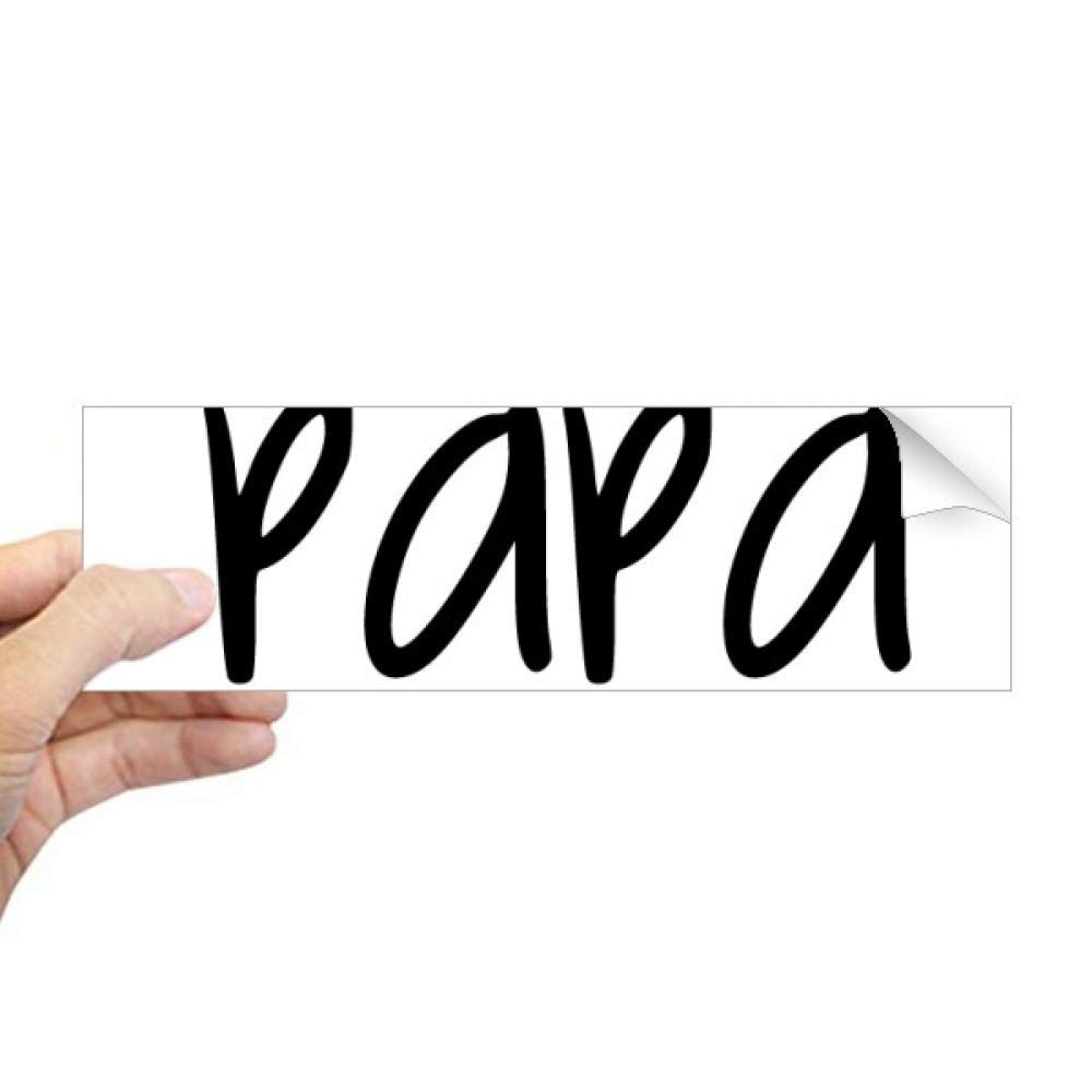 Autocollant rectangulaire pour fenêtre Bless Father Best Papa Ever pour décoration maison