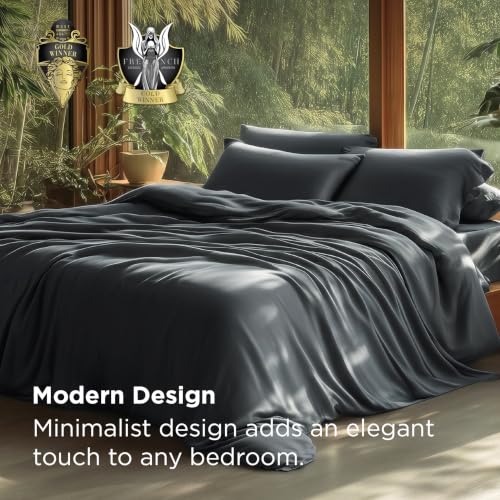 Image of Bedsure PureWoven Cooling Duvet Cover, Ideal for Hot Sleepers, King Size
