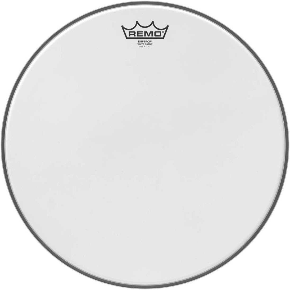Remo BE0815-WS White Suede Emperor Drum Head - 15-Inch
