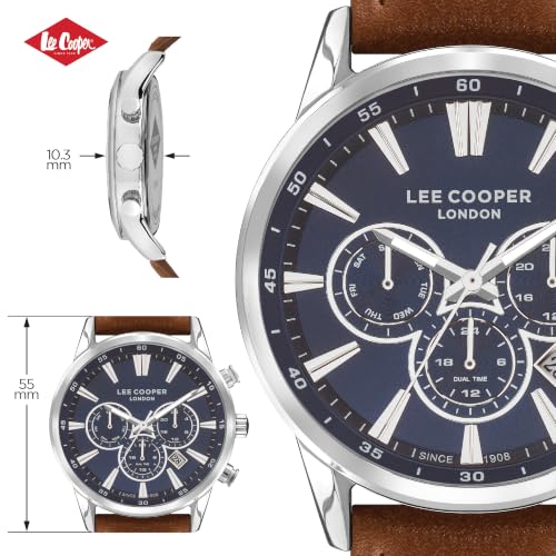 Image of Lee Cooper Analog Blue Dial Men's Watch-LC07506.394