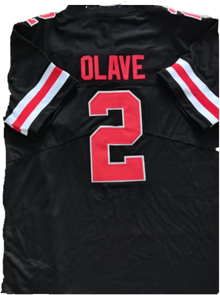 Moc.Muc Boys Ohio #2 State College Football Jersey-Youth