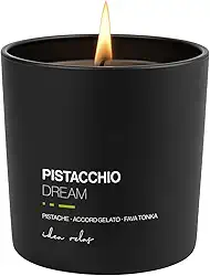 Vela aromática perfumada PISTACCHIO DREAM, IDEA VELAS 200g, cera vegetal