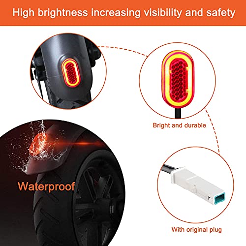 SPYMINNPOO Trotinete de para-lamas traseiro, scooter elétrico, suporte traseiro, suporte de trotinet