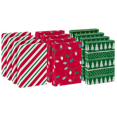 Hallmark Medium Christmas Gift Boxes with...