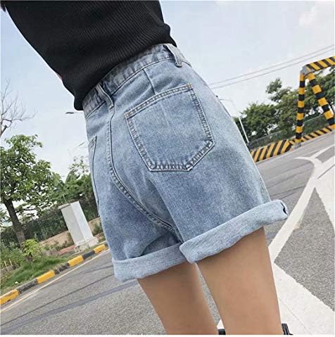 Amazon.com: Verano Vintage Mujeres Botón Azul Denim Pantalones Cortos  Casual Ancho Pierna Pantalones Cortos Pantalones Vaqueros Suel, Vaqueros  cortos, S, Azul / Patchwork : Ropa, Zapatos y Joyería