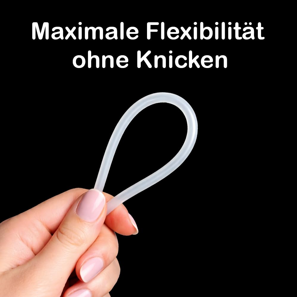 Silikonschlauch in Lebensmittelqualität - 5x9mm, 1 Meter
