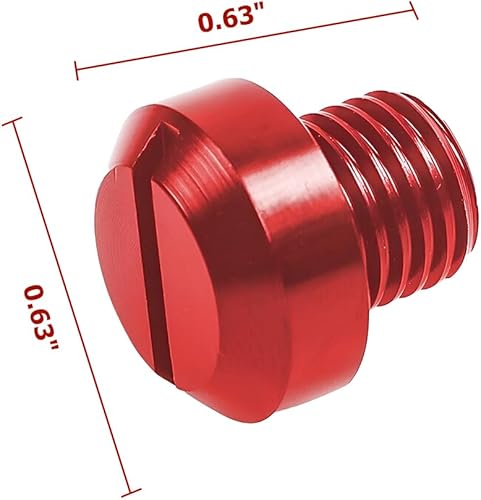 Miniatura 2 de zipelo Tornillo para espejo de motocicleta, 2 tapones para agujeros de espejo para espejos retrovisores de motor, accesorios decorativos de